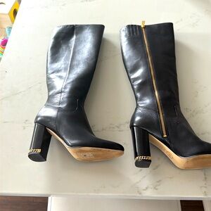 Michael Kohrs black knee high boots